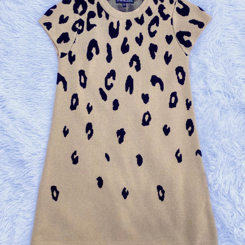 My Michelle Girls leopard dress, girls M